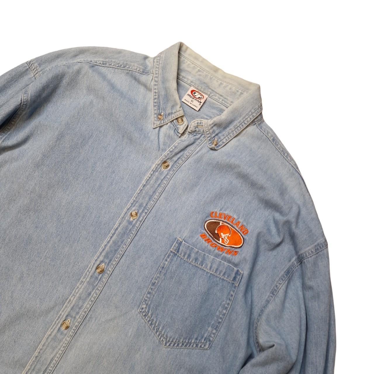 Vintage Cleveland Brown's denim shirt - XL