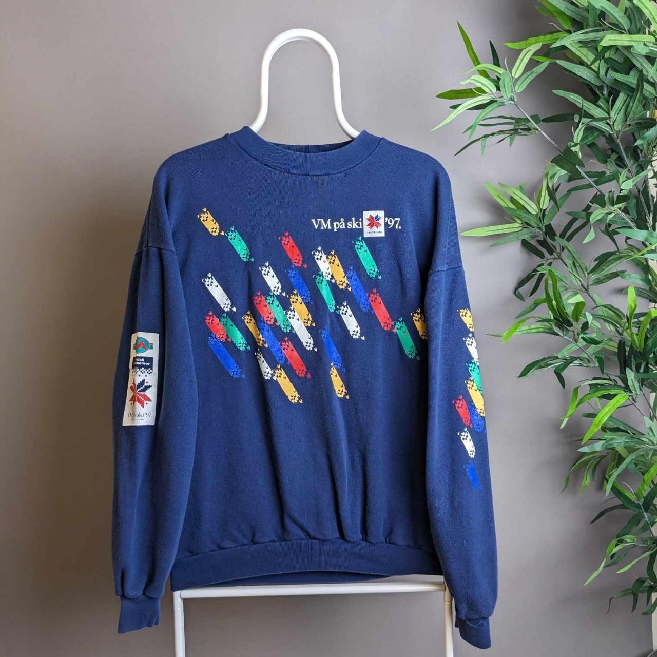 Vintage 1997 Norway ski championships sweatshirt - large