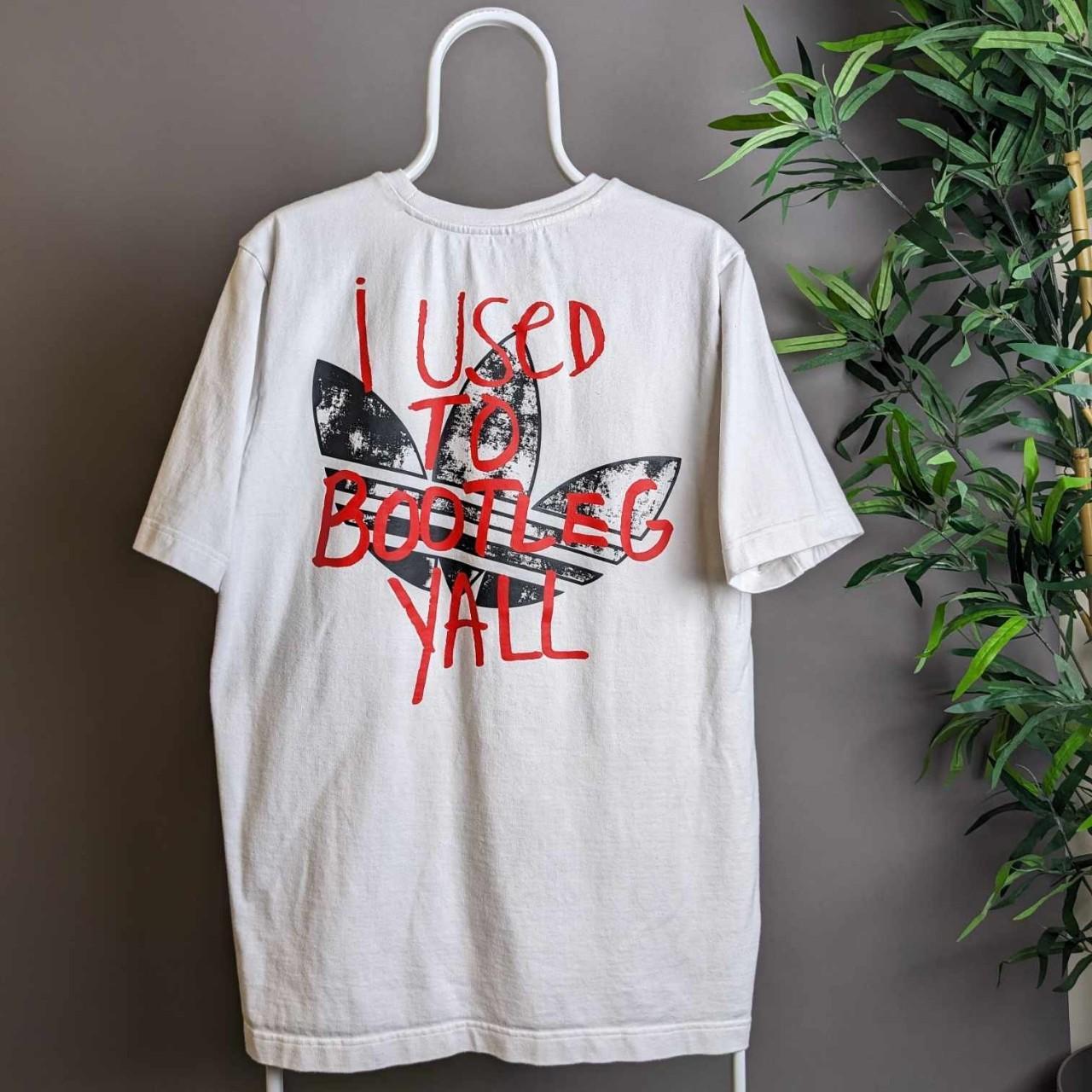 Adidas x Joe Freshgoods "I used to bootleg yall" t-shirt - large