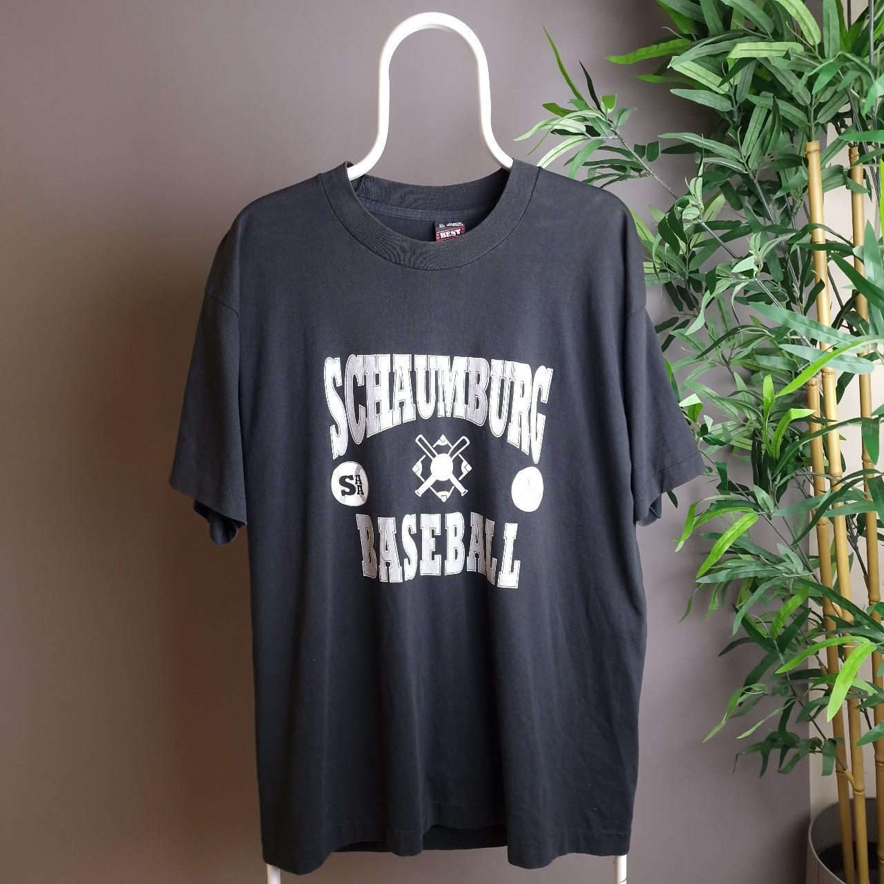 Vintage 90s schamburg baseball single stitch t-shirt - XL