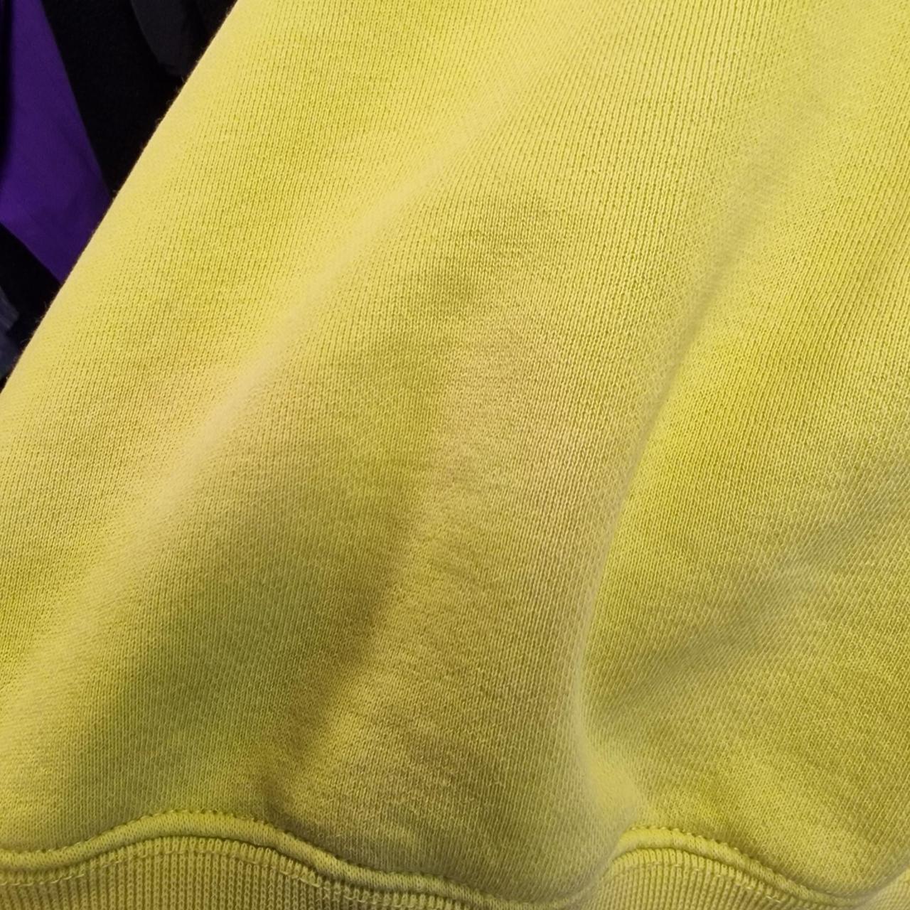 Vintage Adidas Equipment sweatshirt in lime green - large