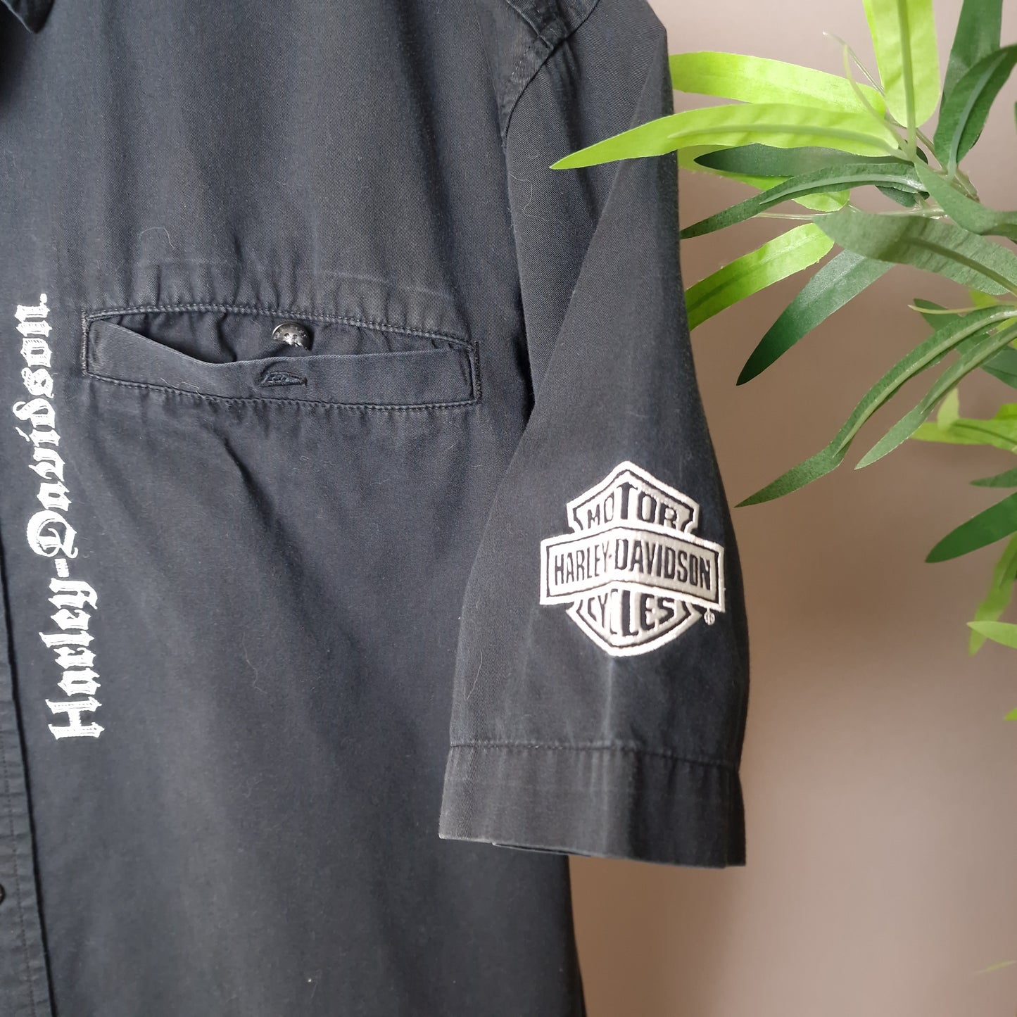 Vintage Harley Davidson short sleeve shirt - XL