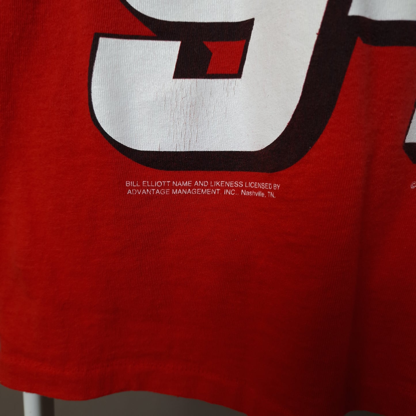 Vintage Nascar Mcdonalds racing team t-shirt in red - large