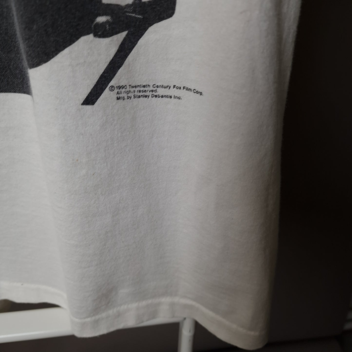 1990 in living color two snaps up single stitch promo t-shirt in white - XL