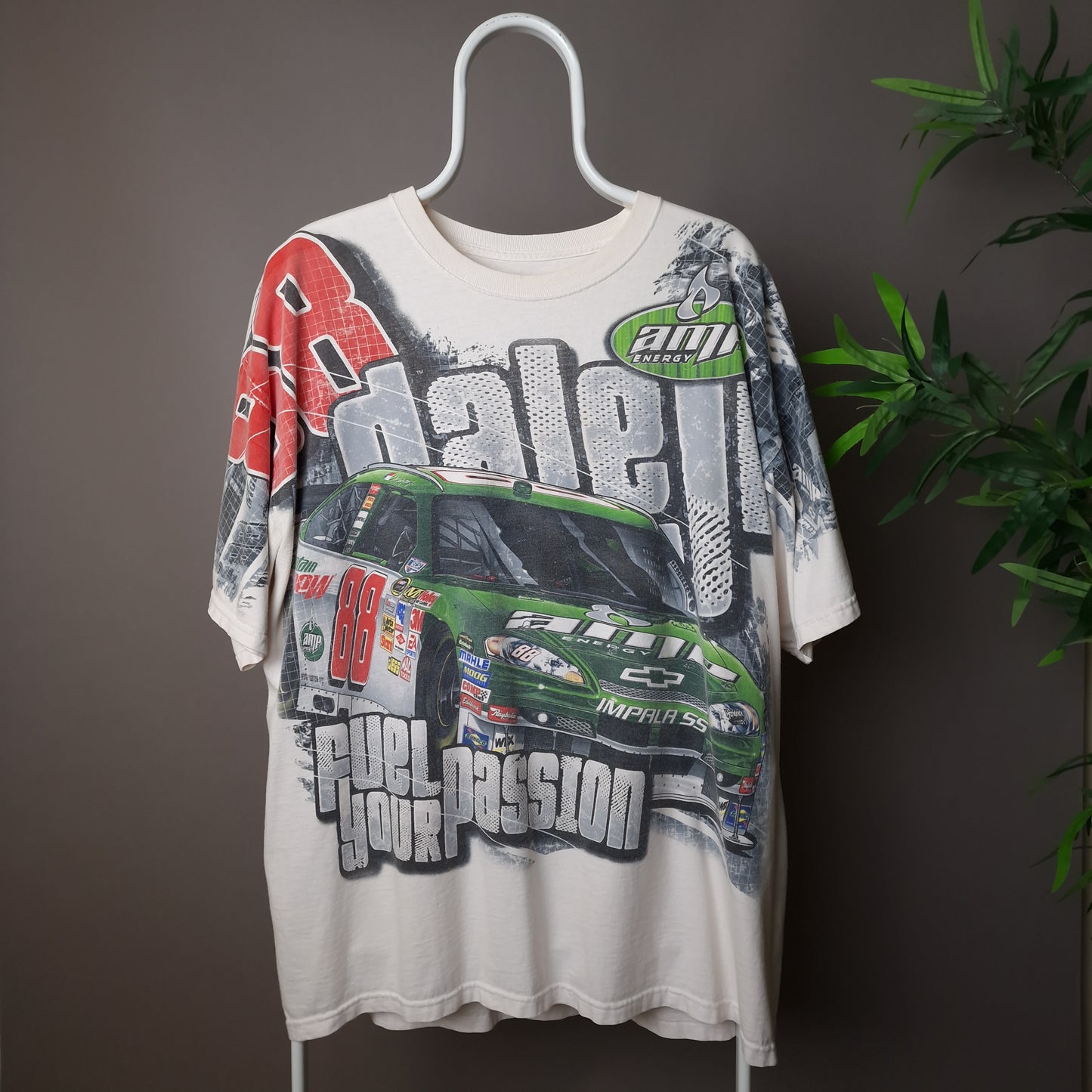 Vintage Nascar Dale JR all over print t-shirt - XXL