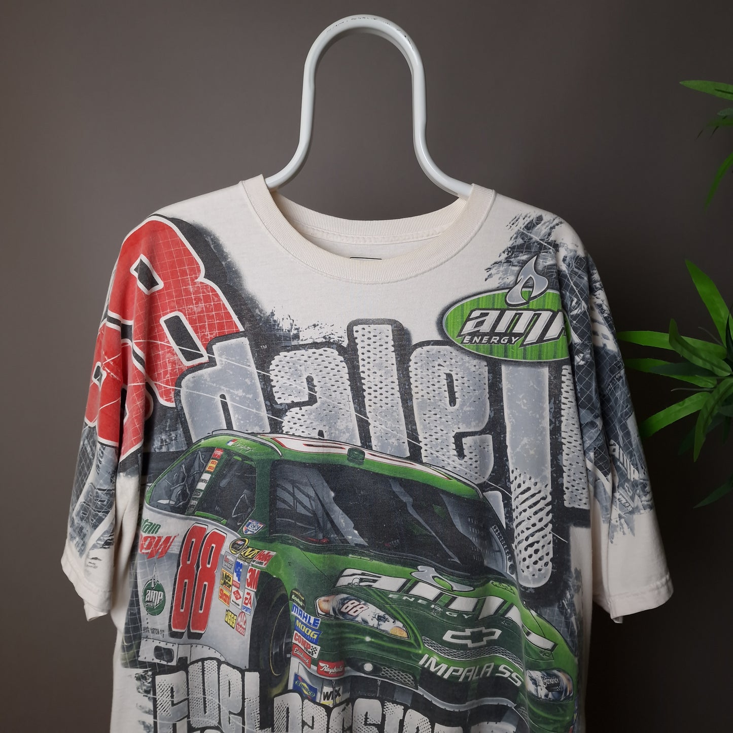 Vintage Nascar Dale JR all over print t-shirt - XXL
