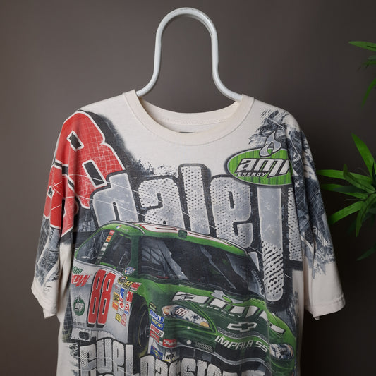 Vintage Nascar Dale JR all over print t-shirt - XXL