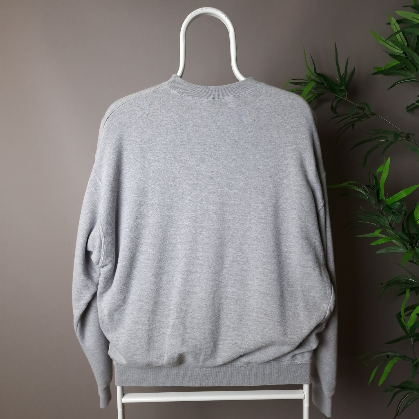 Vintage United Colors Of Benetton sweatshirt in grey - medium
