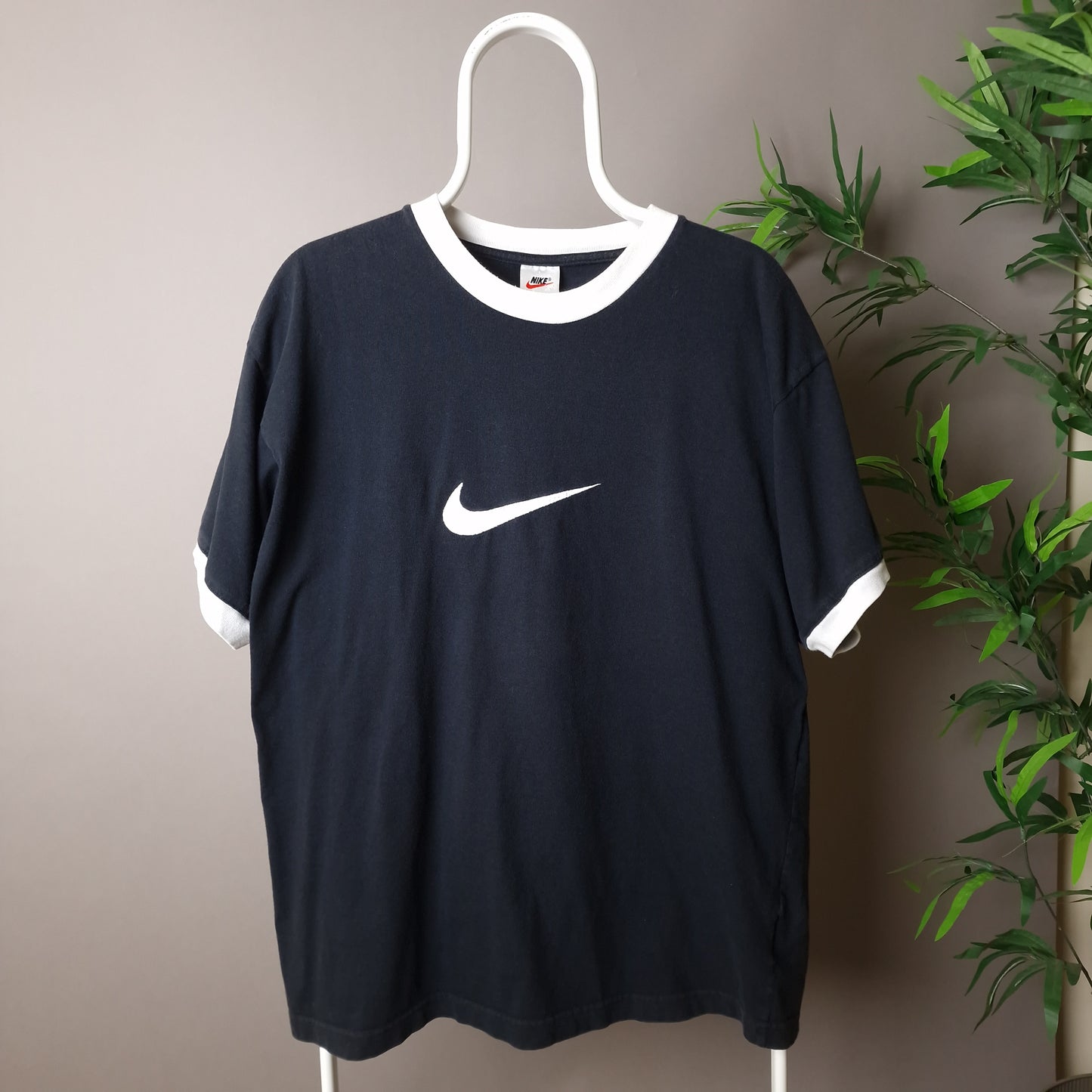 Rare 90s Nike ringer t-shirt - large