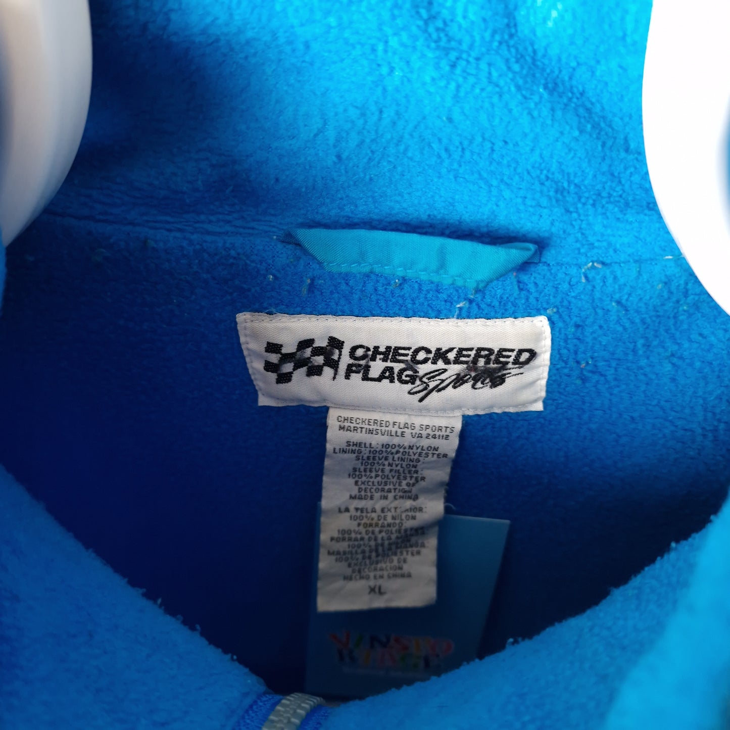 Vintage Nascar racing Mark Martin jacket in blue and black - XL