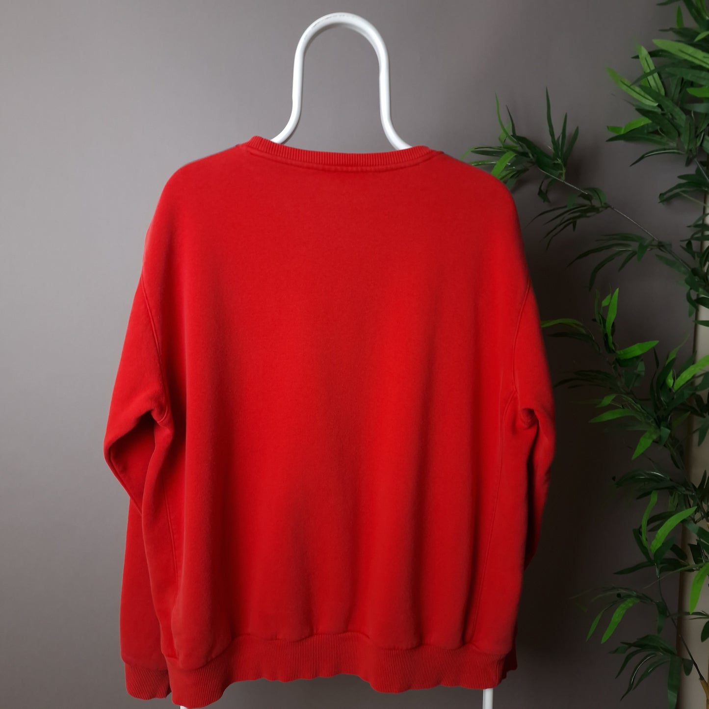 00s Nike spellout sweatshirt in red - large