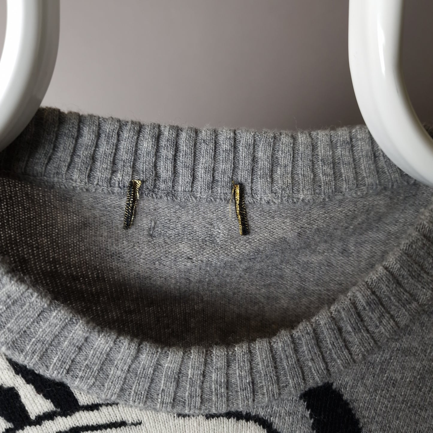 Vintage Iceberg Goofy jumper in grey - XS