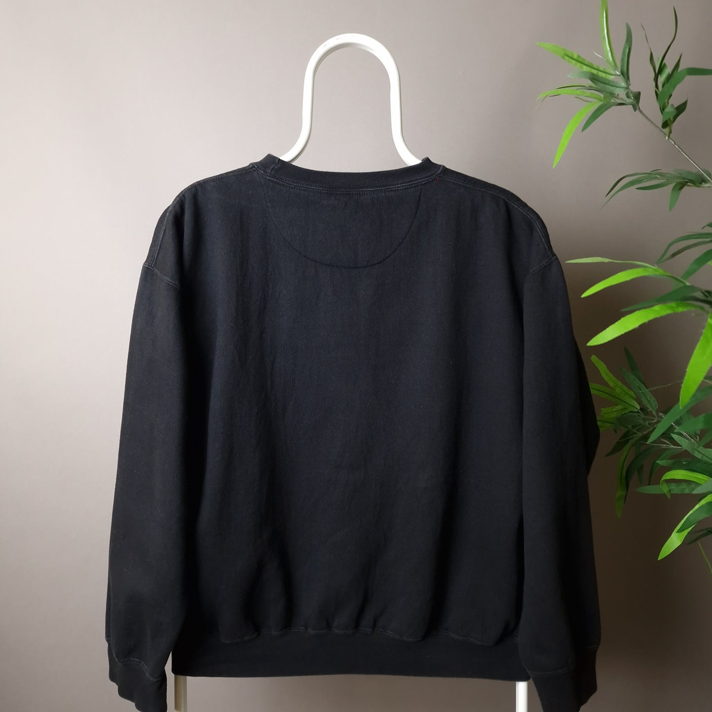 Vintage Chaps Ralph Lauren sweatshirt in black - small