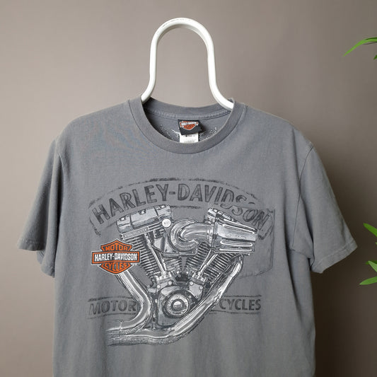 Vintage Harley Davidson t-shirt in grey - small