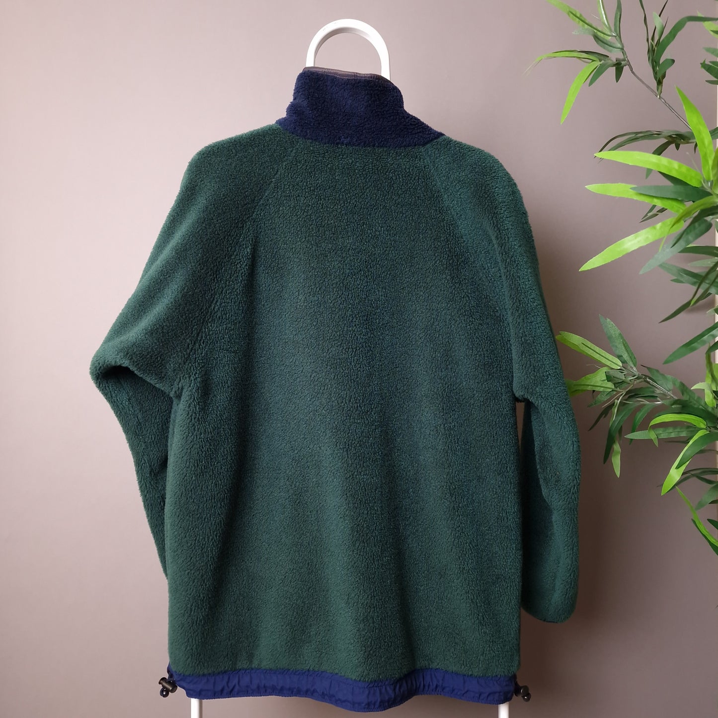 Vintage Helly Hansen fleece in green and blue - small