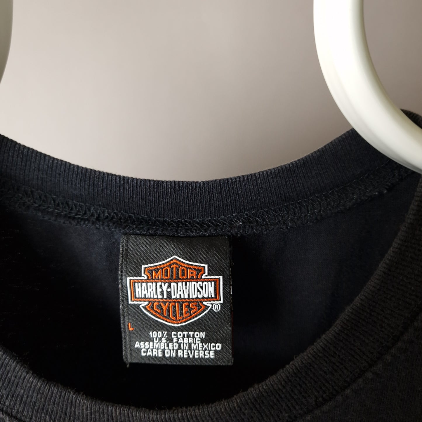 Vintage Harley Davidson vest in black - large
