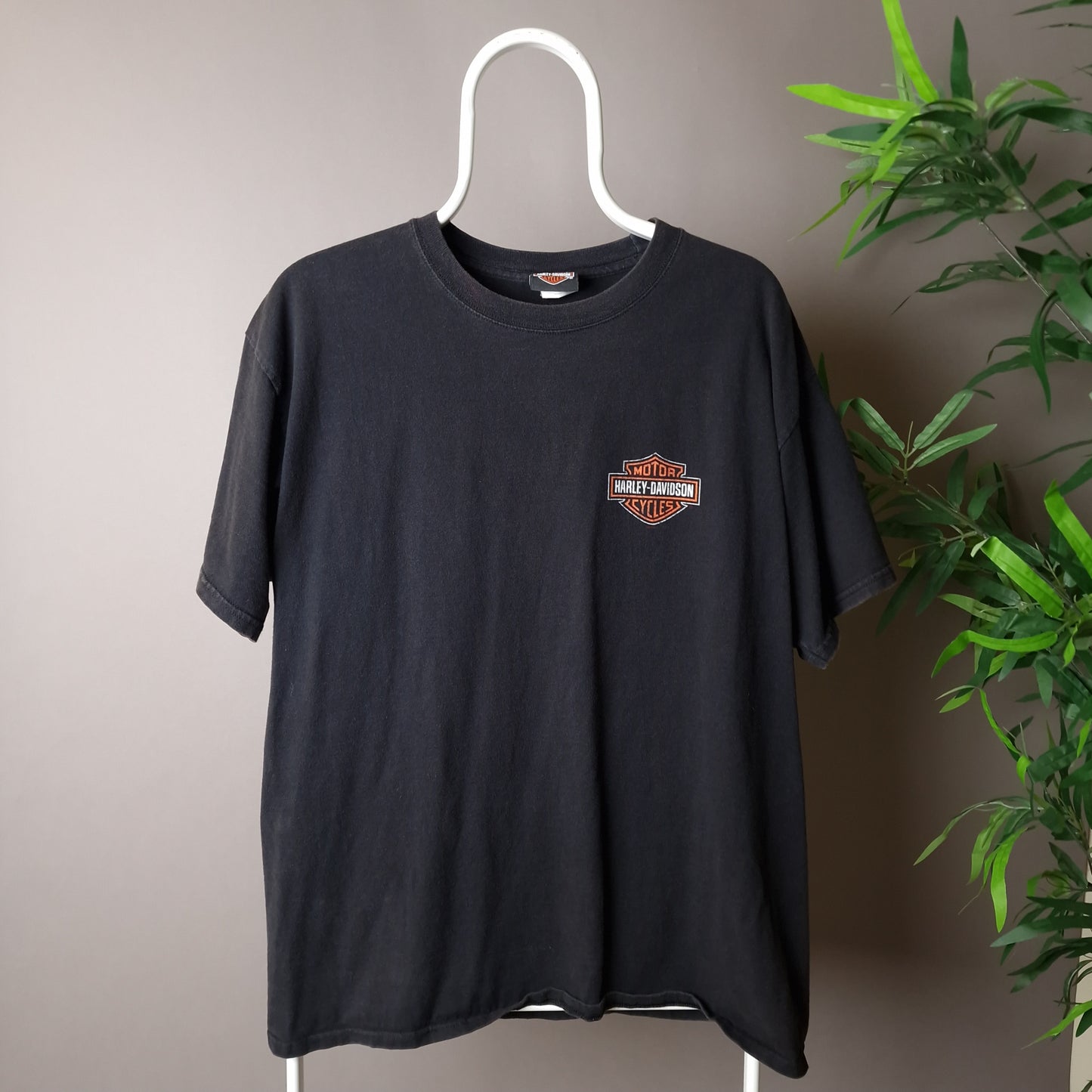 Vintage Harley Davidson t-shirt in black - large