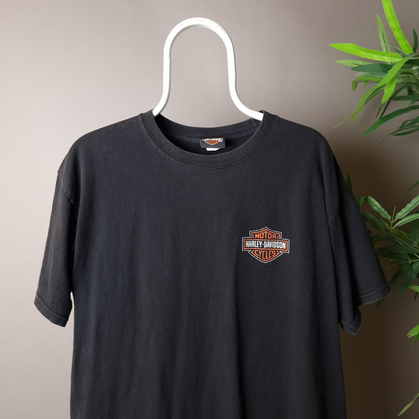 Vintage Harley Davidson t-shirt in black - large