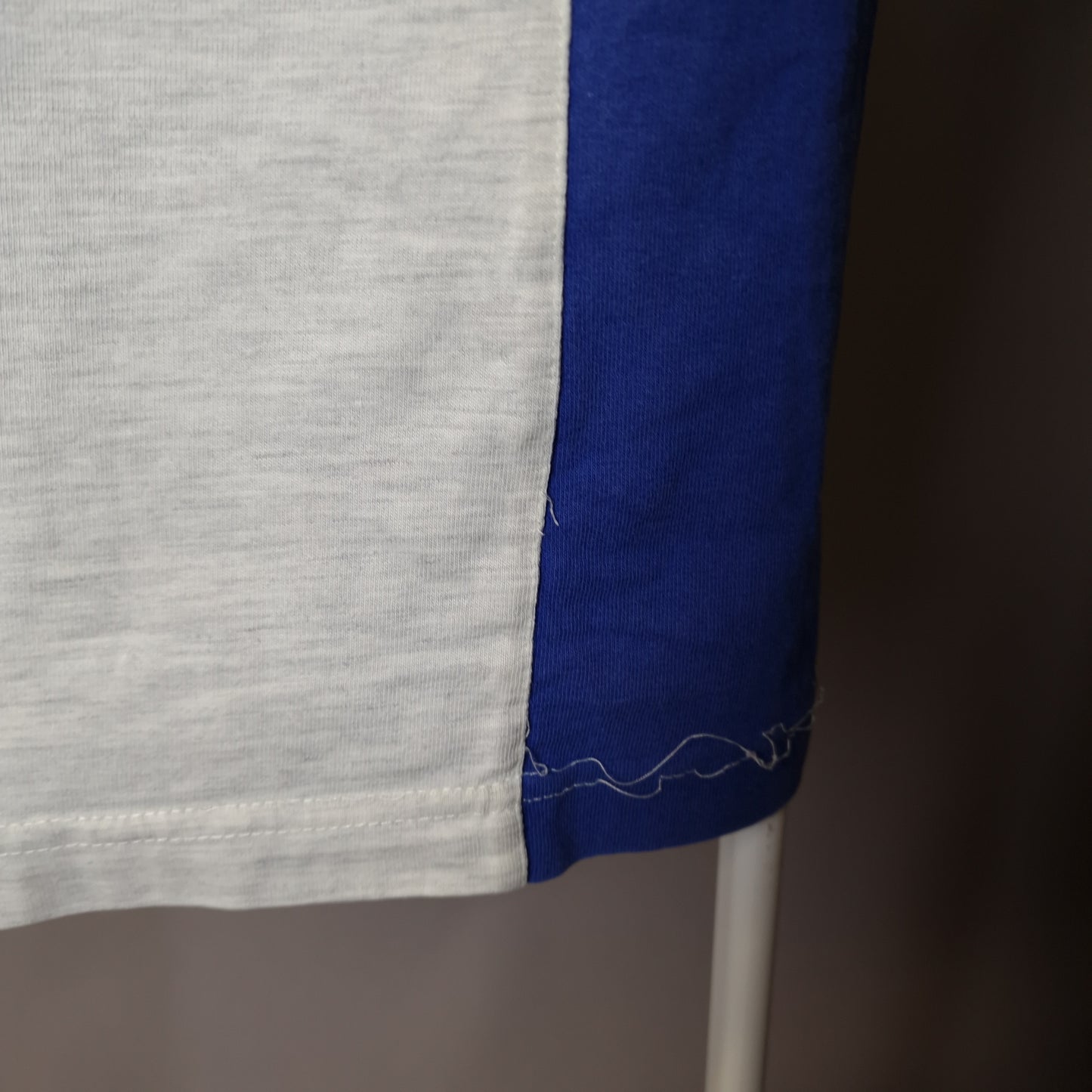 90s Nike basketball t-shirt in grey and blue - XS/S