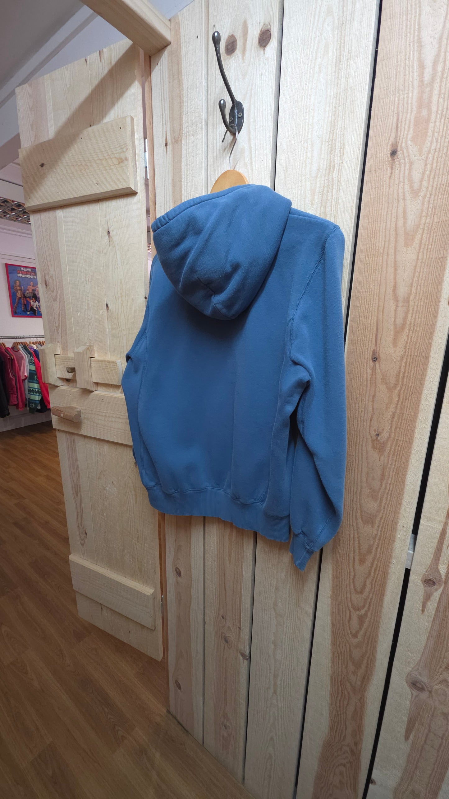 vintage 00s Nike hoodie in blue - small