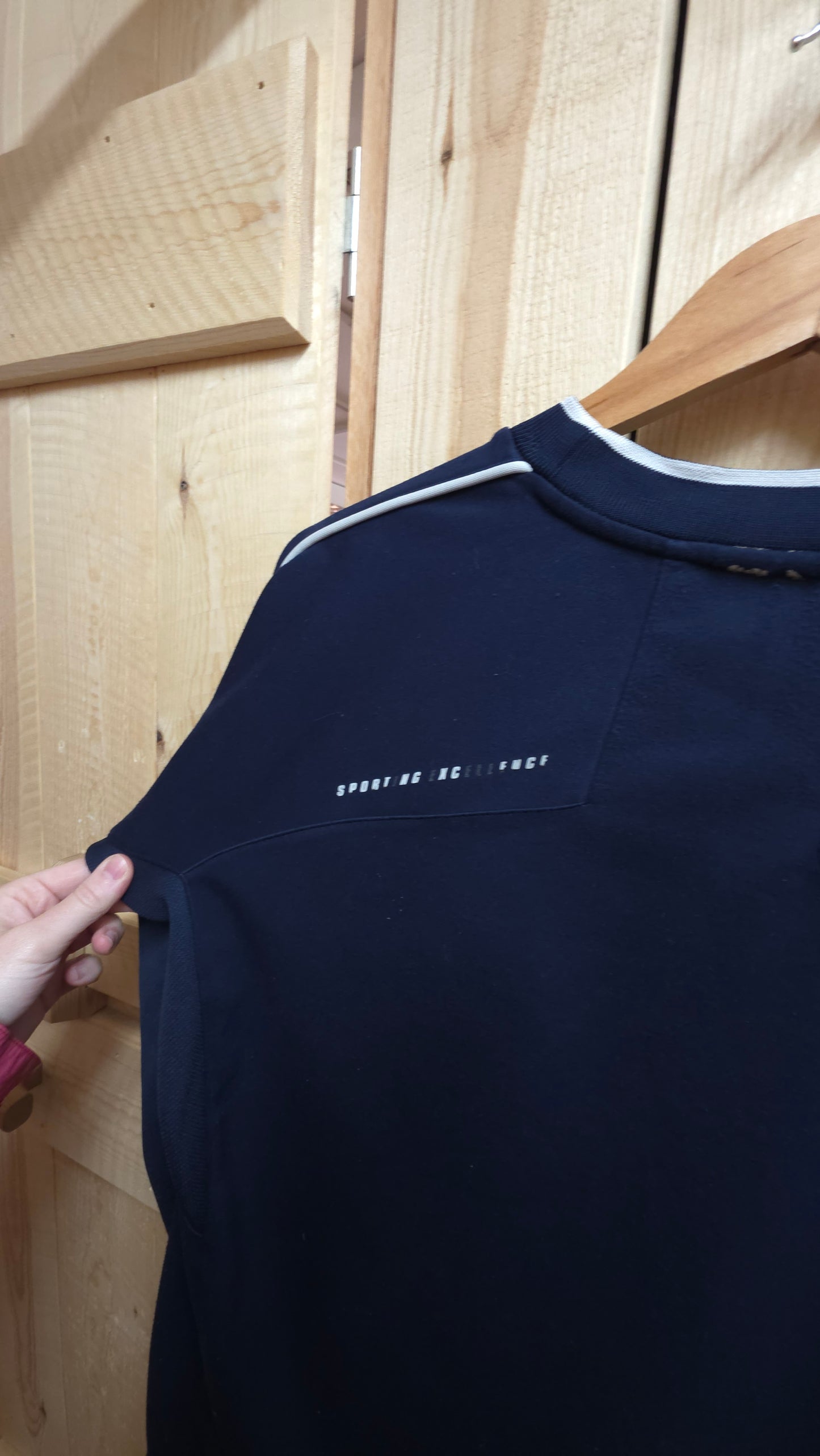 vintage 00 Nike athletic sweatshirt in blue - XS