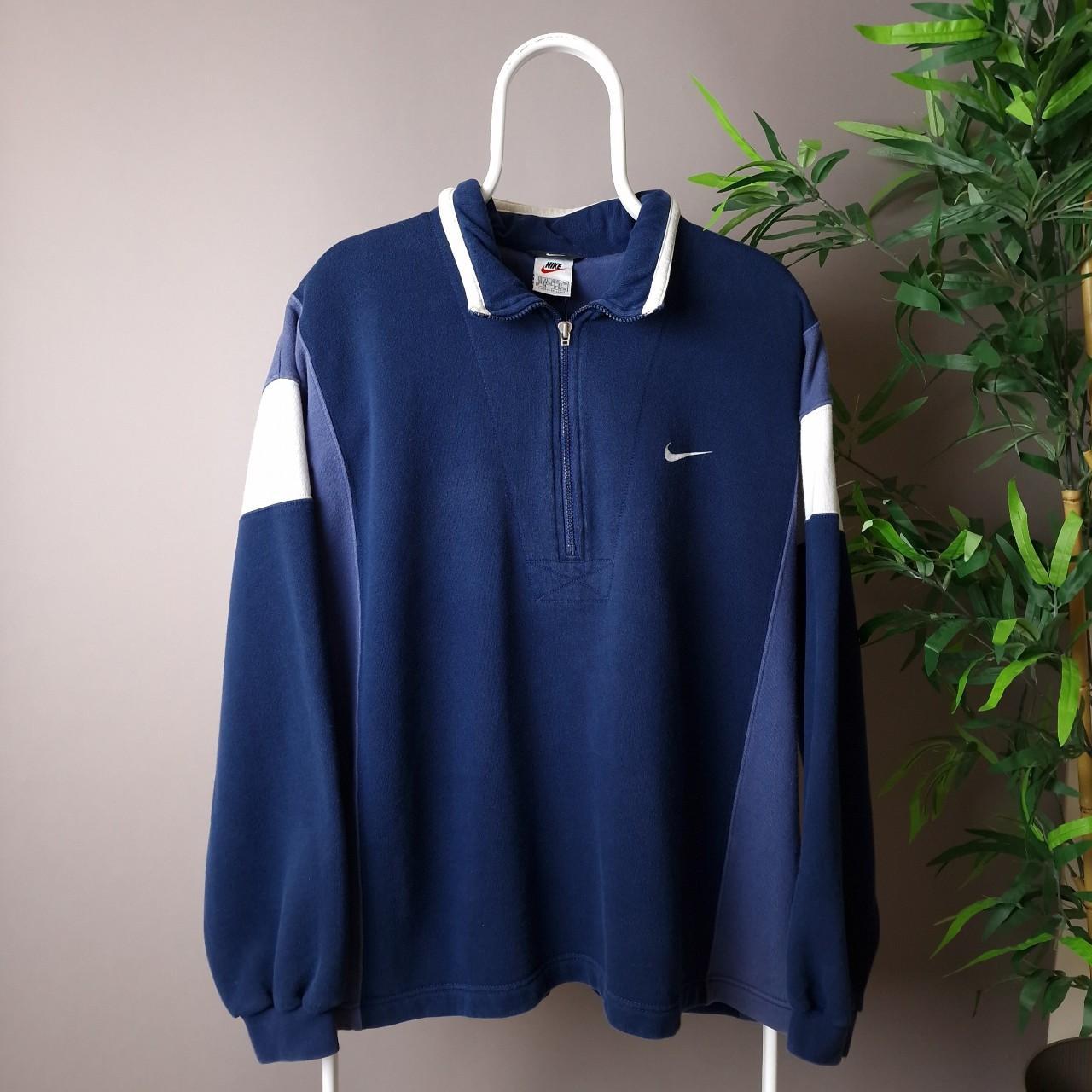 90s Nike 1/4 zip sweatshirt - XL