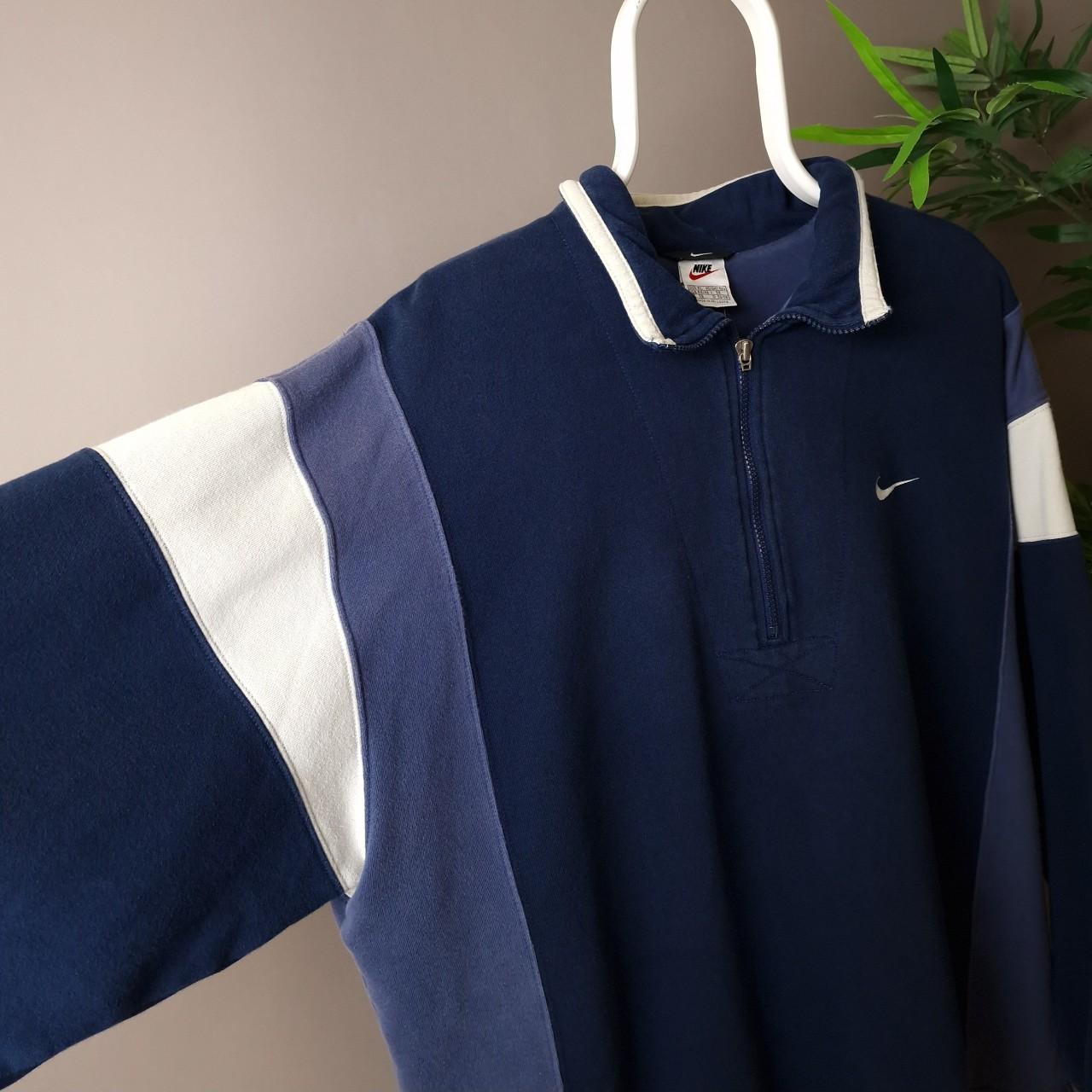 90s Nike 1/4 zip sweatshirt - XL
