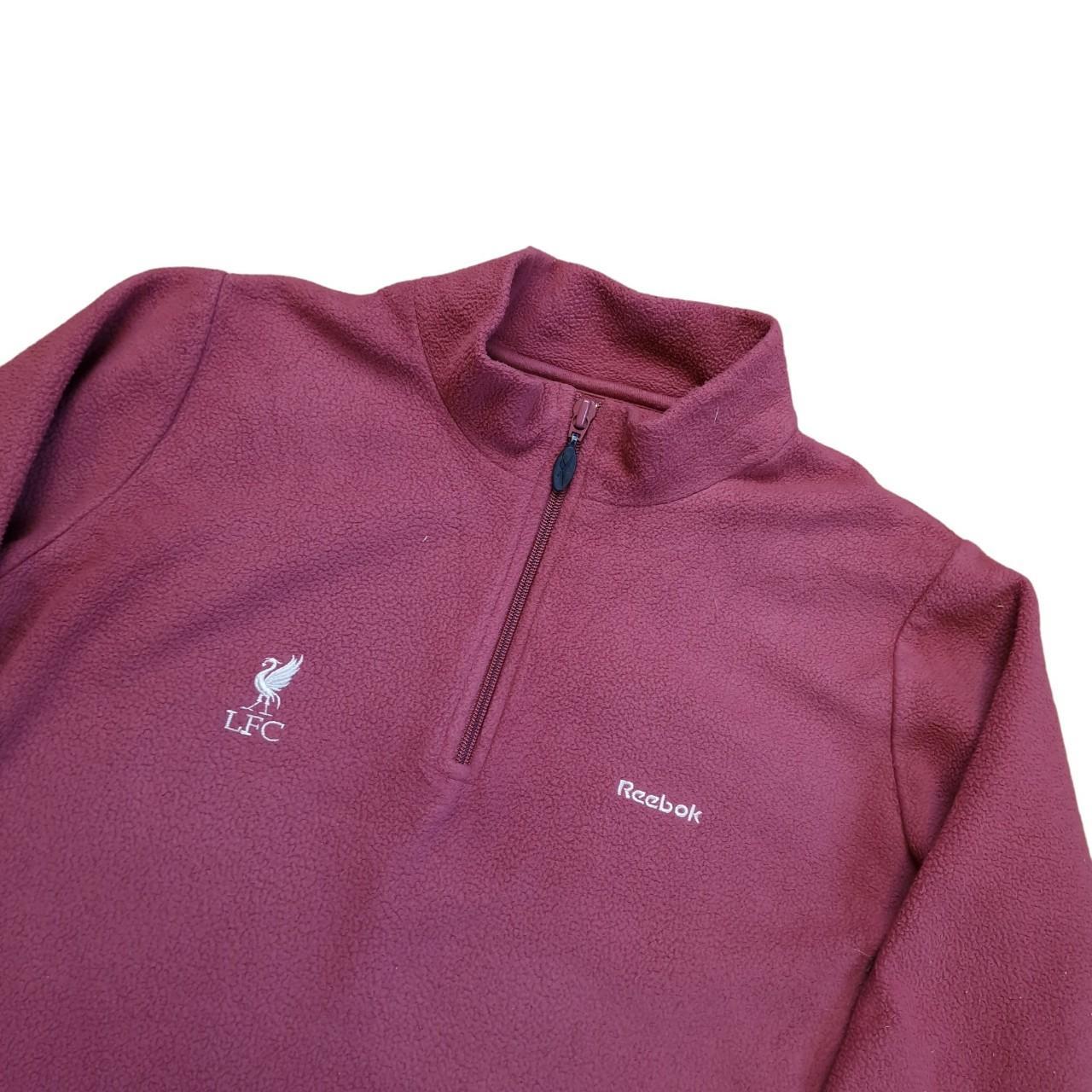 Women's Reebok Liverpool football club 1/4 zip fleece - UK10/12