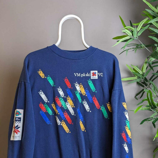 Vintage 1997 Norway ski championships sweatshirt - large
