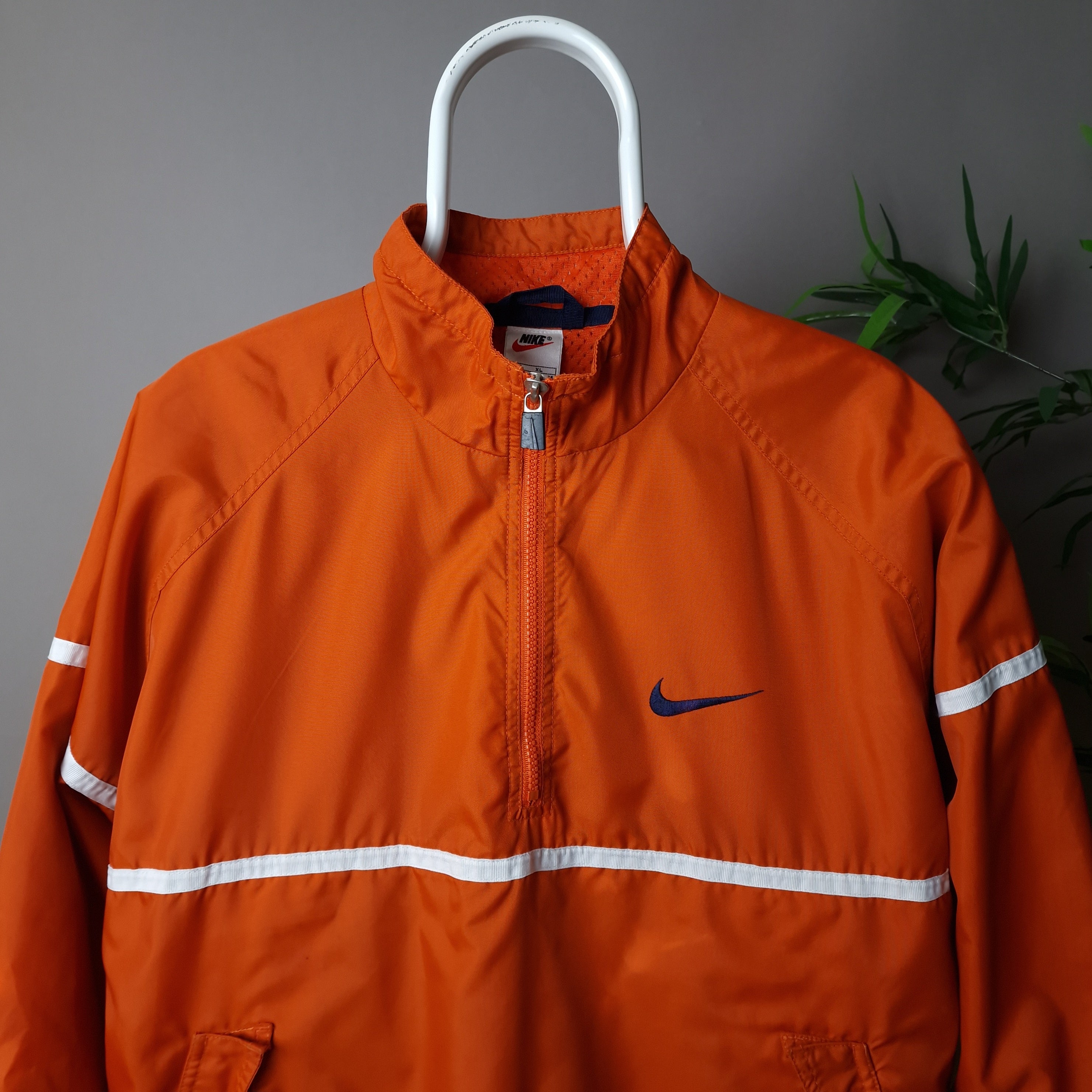 Orange and grey 2025 nike jacket