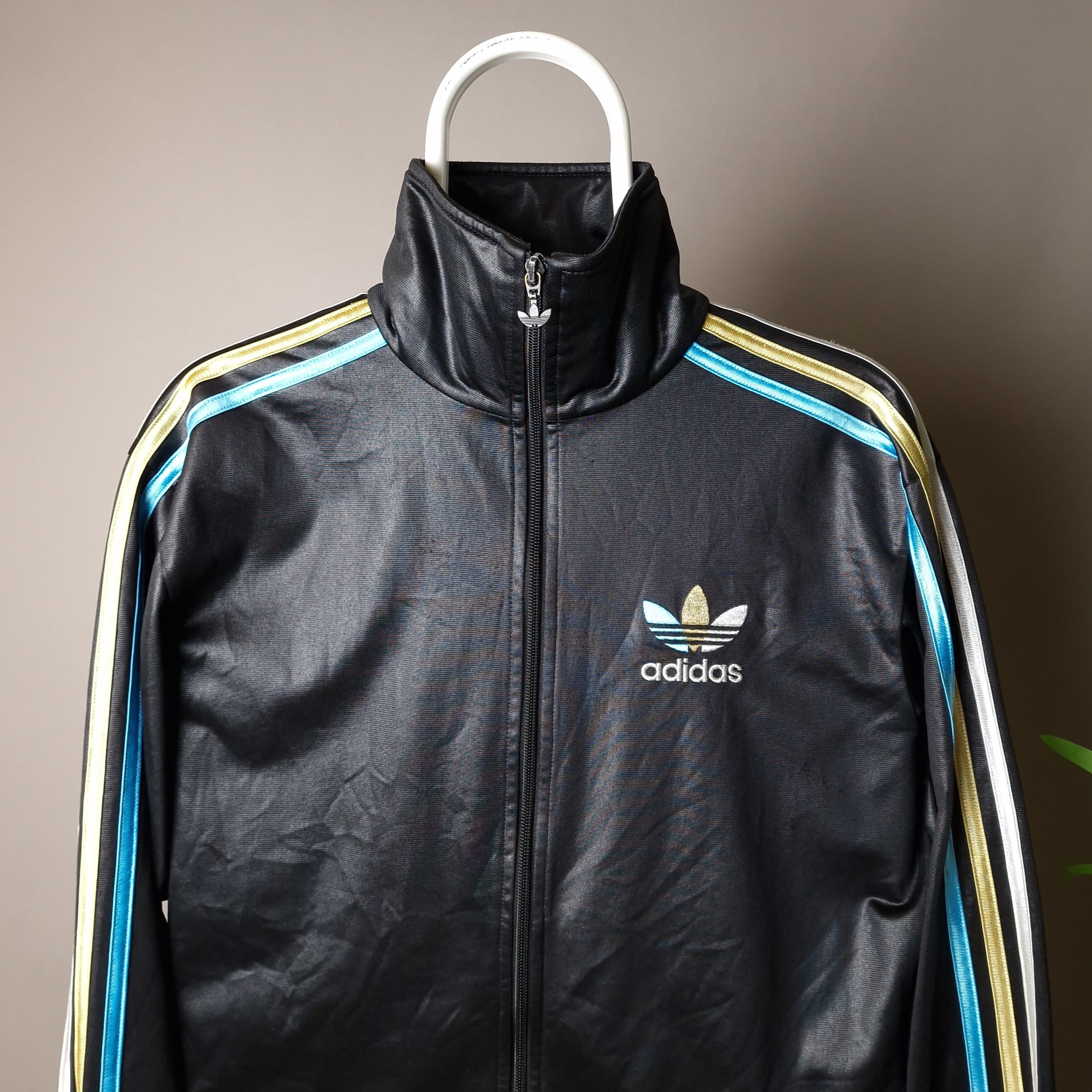 Vintage Adidas Chile 62 tack jacket in black XS Vinsportage