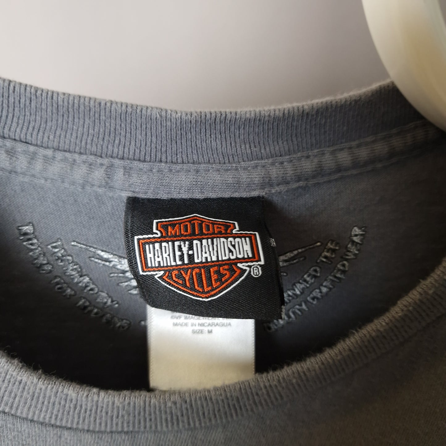 Vintage Harley Davidson t-shirt in grey - small
