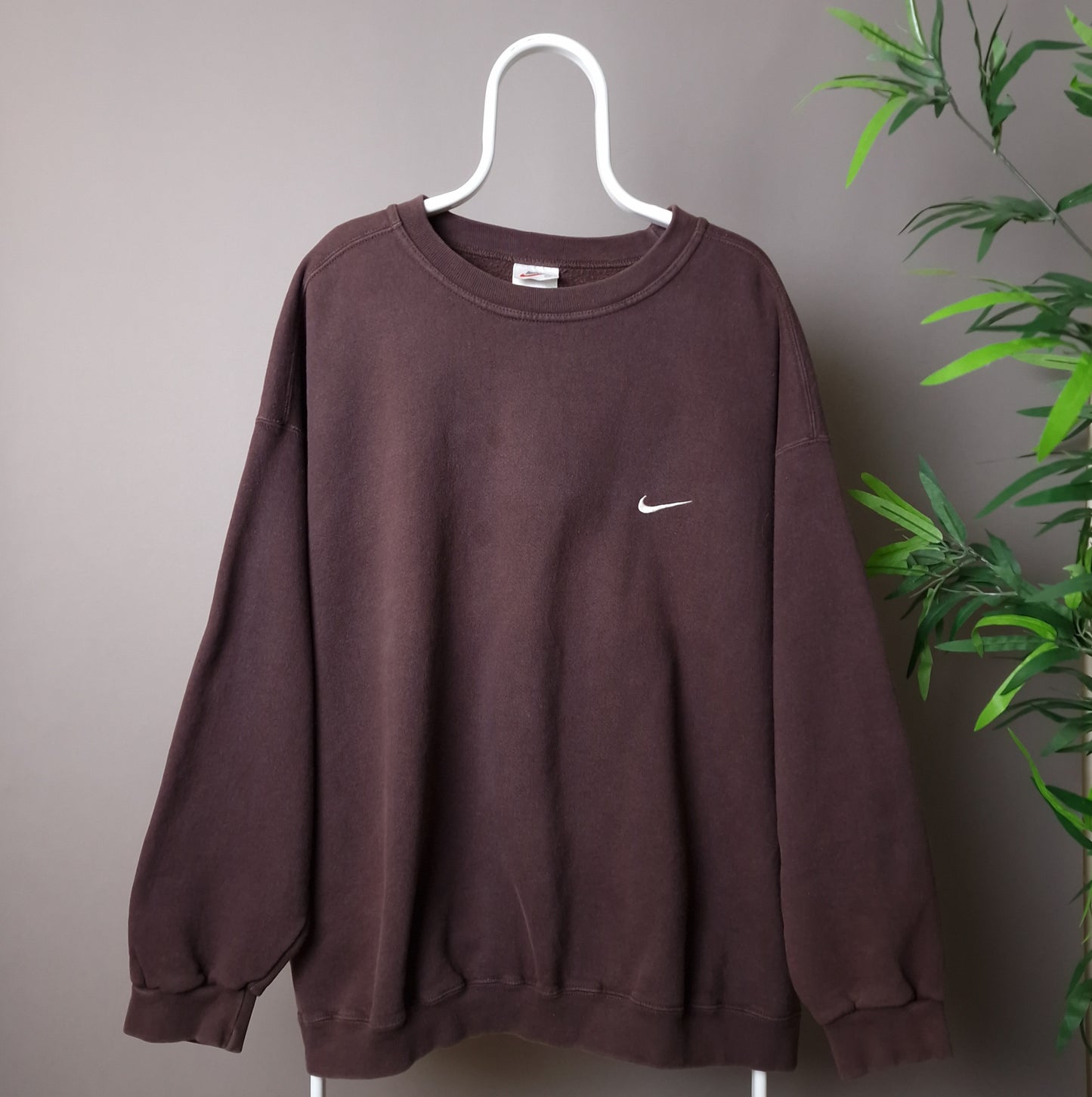 Rare 90s Nike sweatshirt in brown - XXL