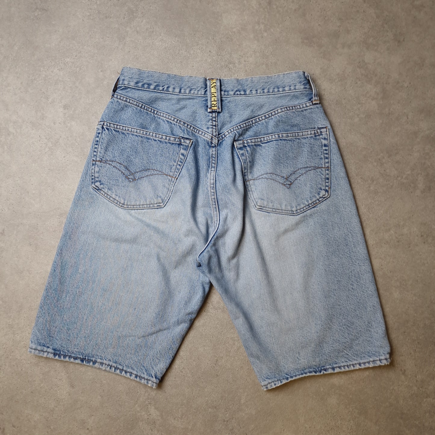 90s Replay jean shorts - W31"