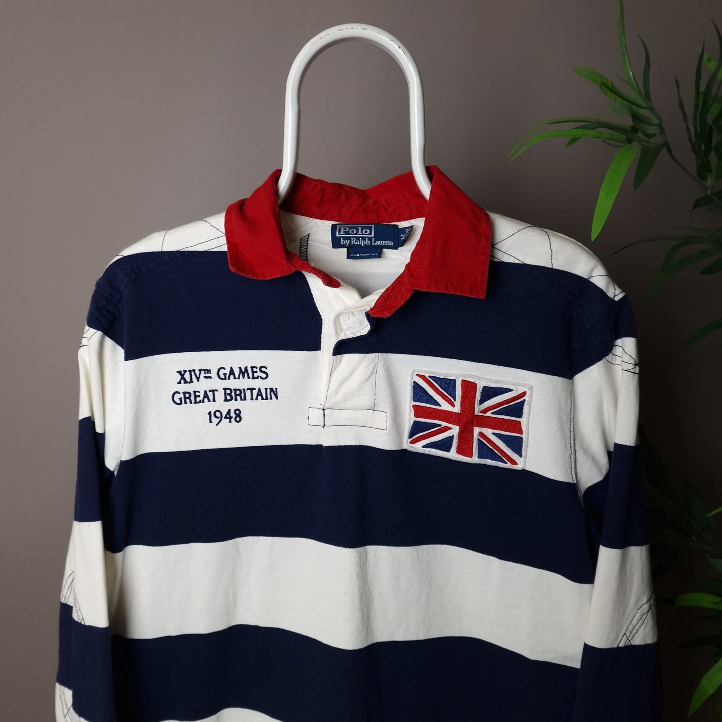 Vintage Ralph Lauren XIV great Britain games rugby shirt - medium