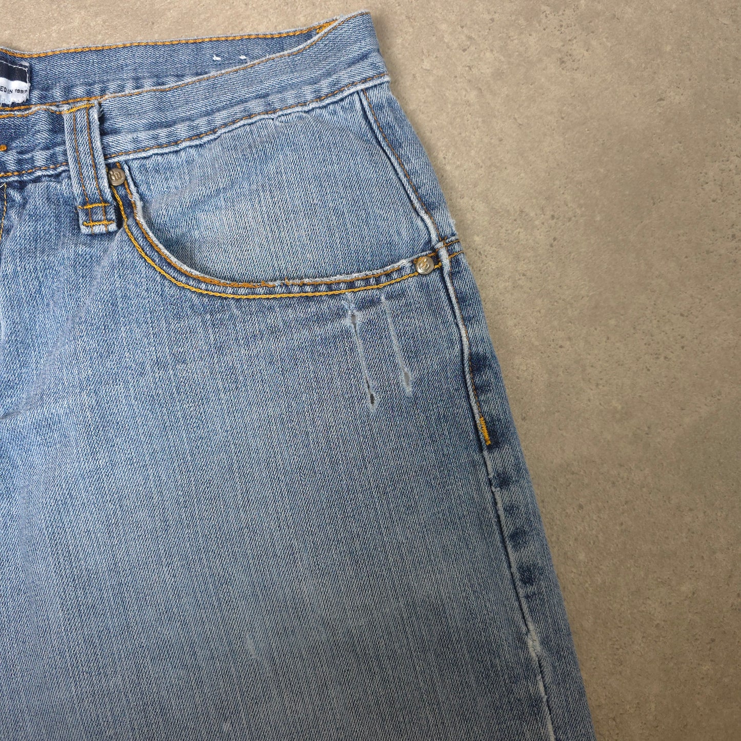 vintage Roca wear baggy y2k distressed jorts - 36 inch waist