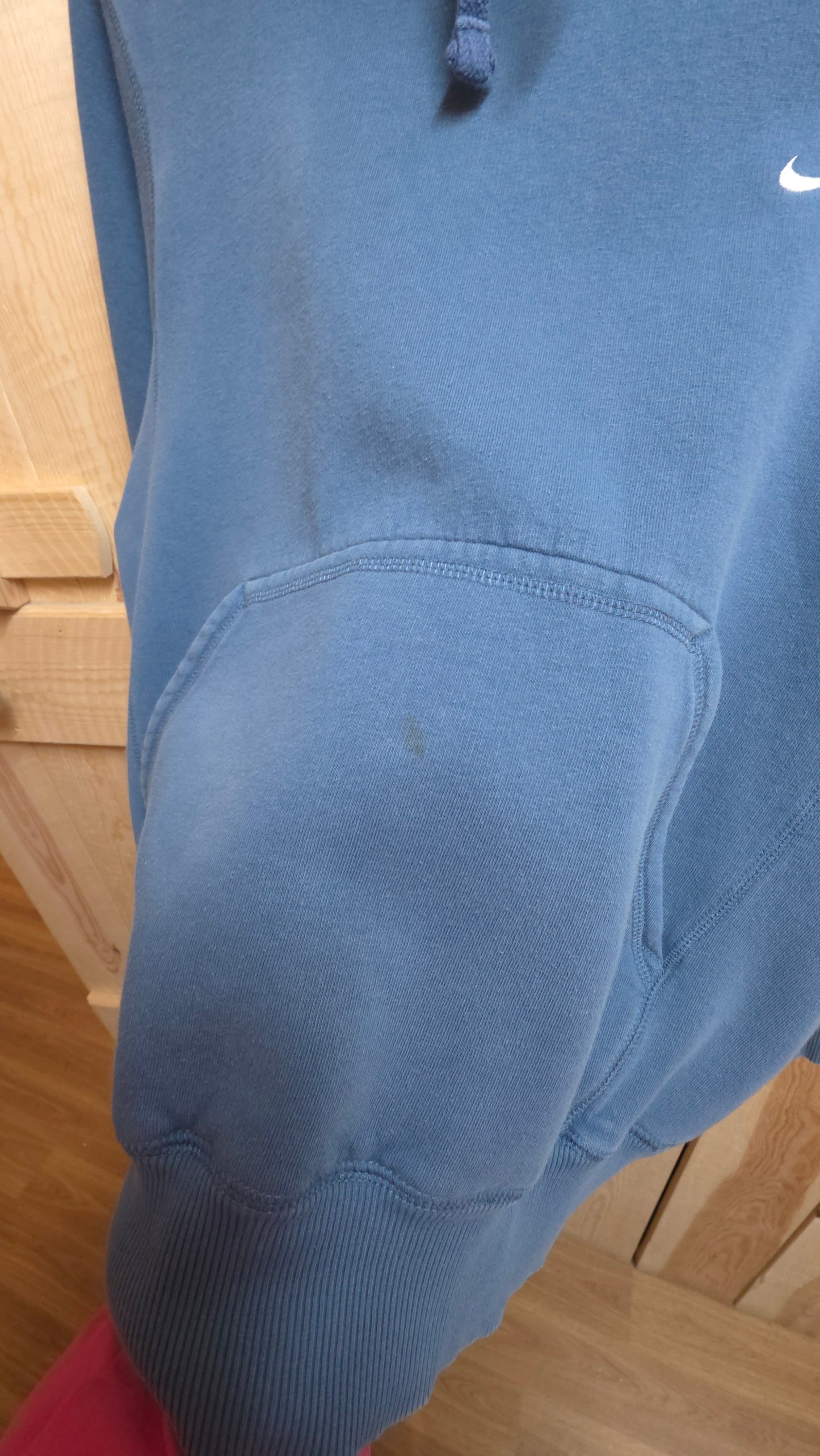 vintage 00s Nike hoodie in blue - small