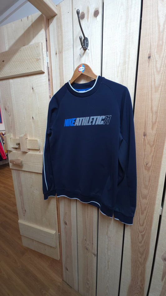 vintage 00 Nike athletic sweatshirt in blue - XS