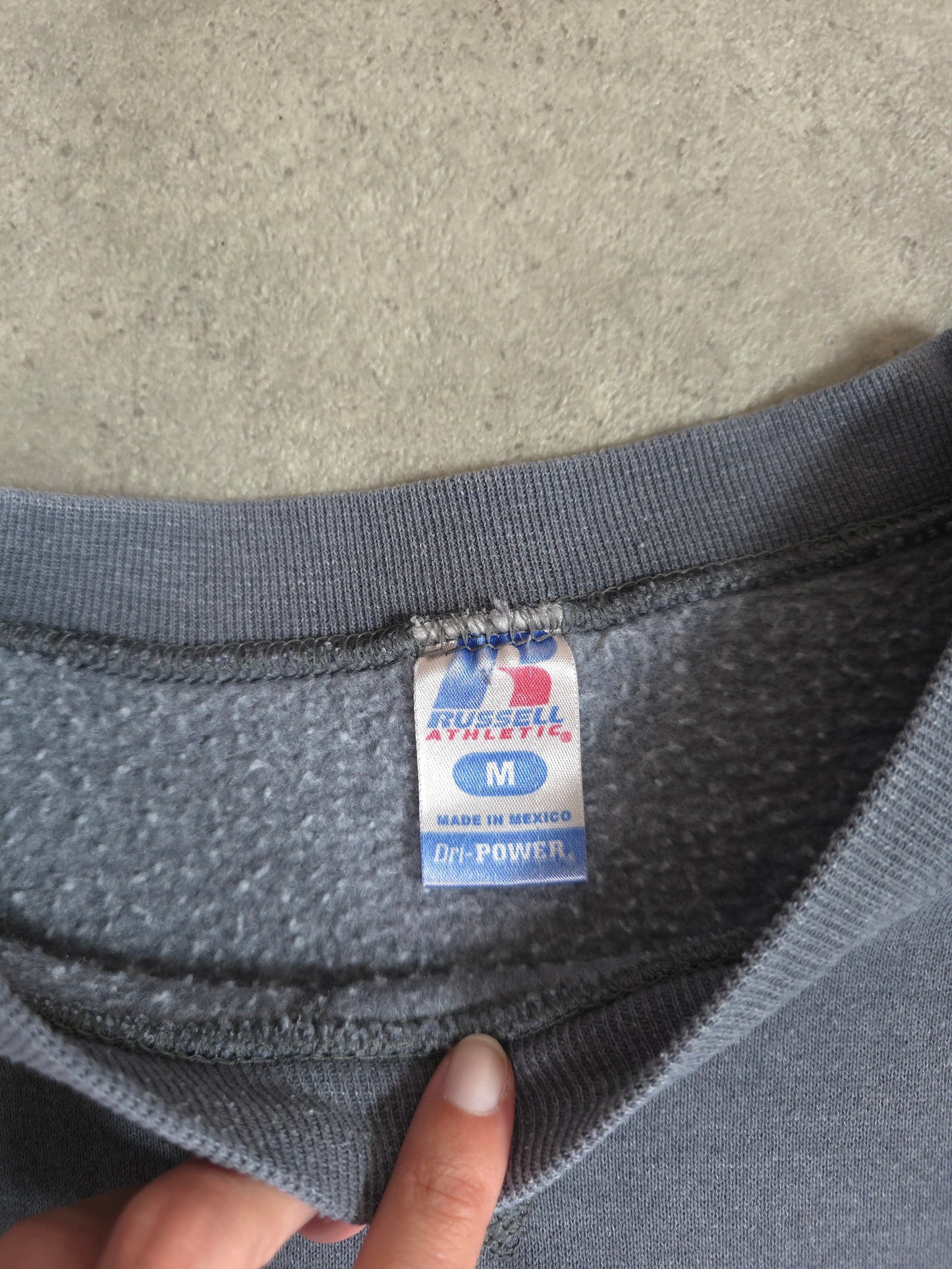 vintage russell athletic blank sweatshirt - small
