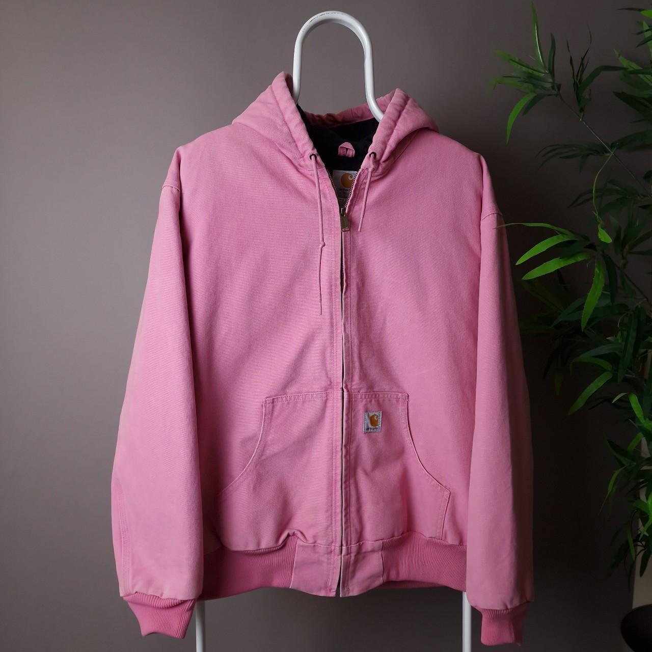 Vintage Carhartt active jacket in pink - women's XXL