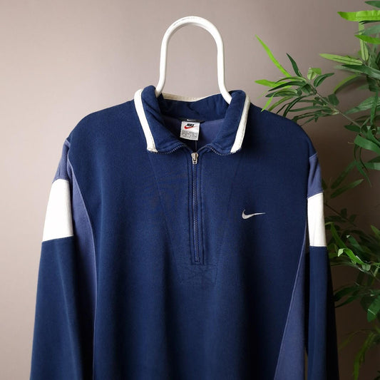 90s Nike 1/4 zip sweatshirt - XL