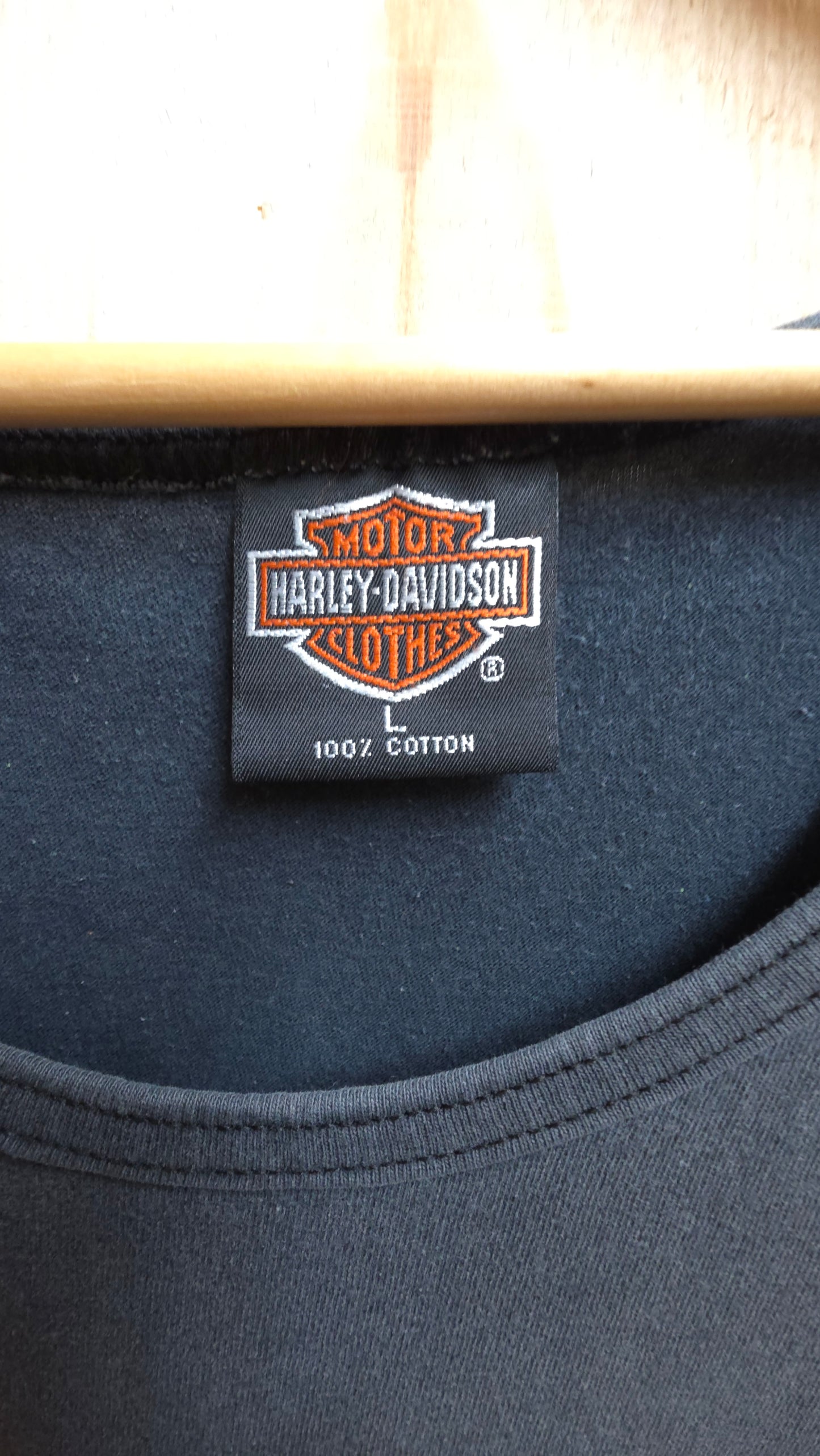 Vintage Harley Davidson "stormin the beach" single stitch vest - large