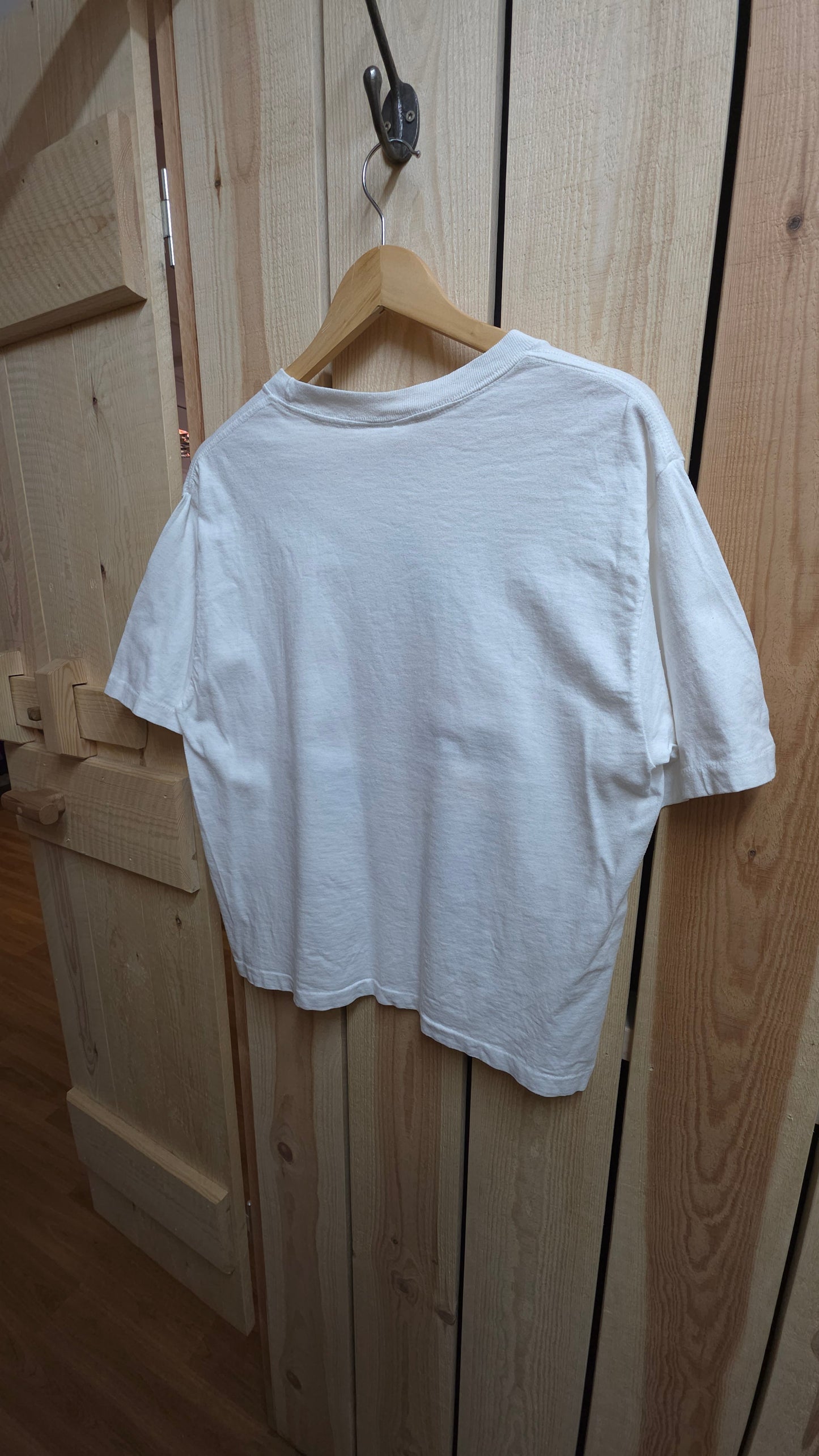 Vintage Disney Mickey by Jerry Leigh graphic single stitch t-shirt in white - boxy medium