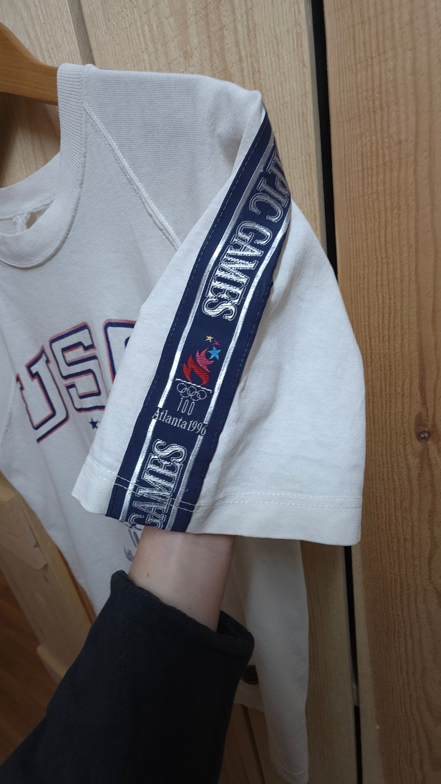 Vintage 1996 Atlanta Olympics USA single stitch t-shirt - XS