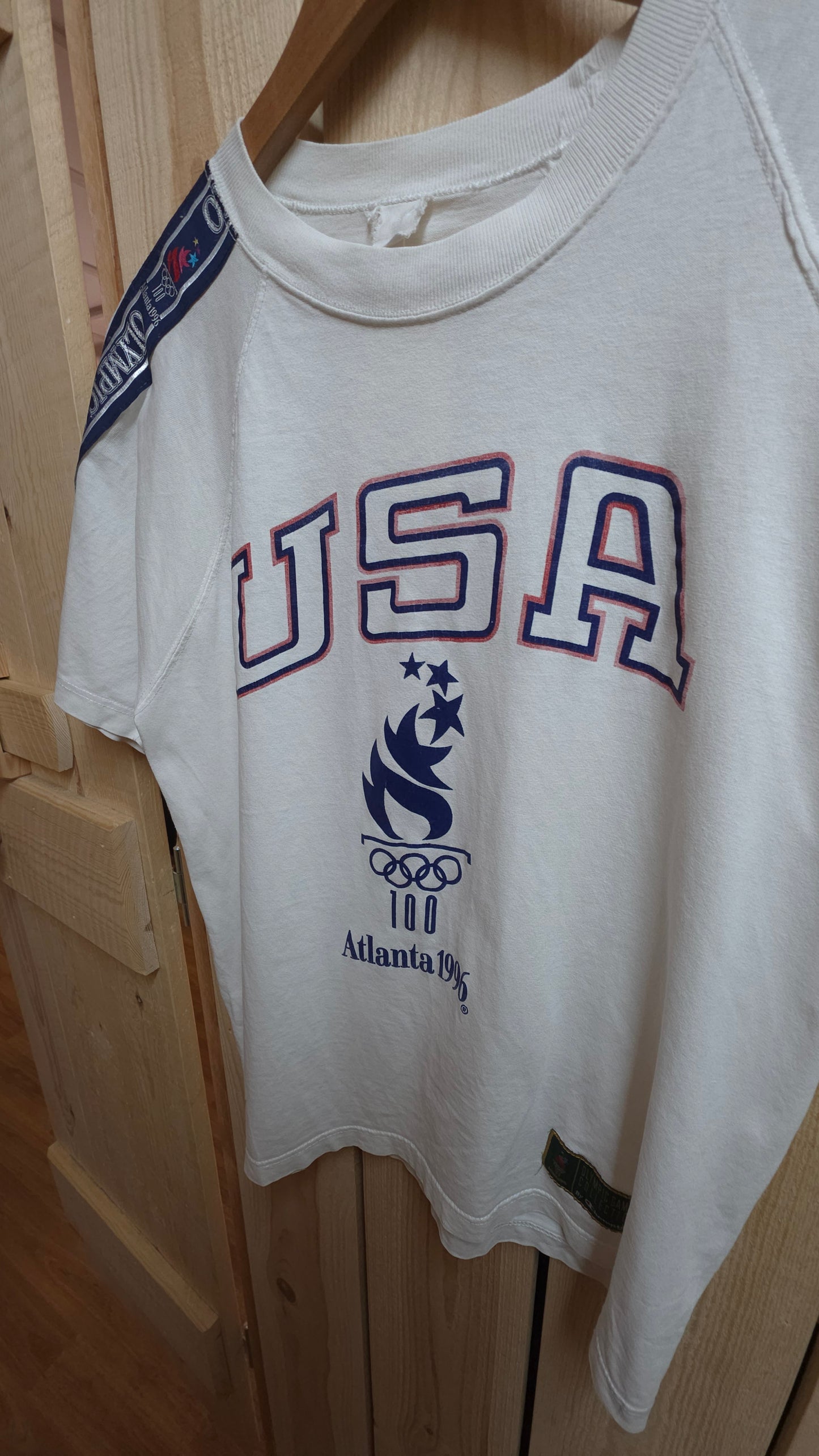 Vintage 1996 Atlanta Olympics USA single stitch t-shirt - XS