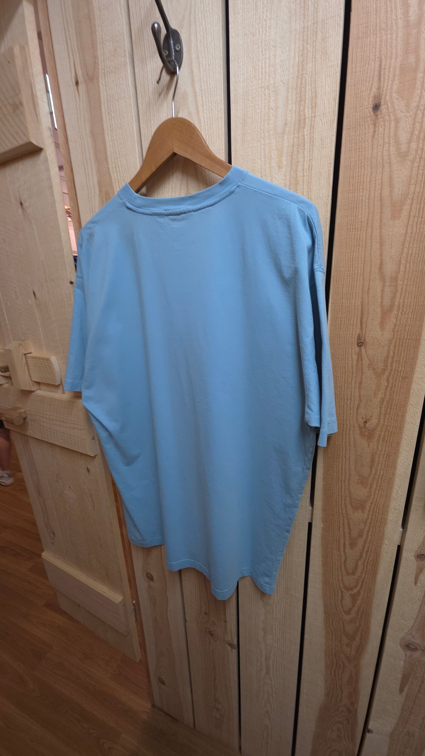 Vintage Reebok t-shirt in light blue - XL/XXL