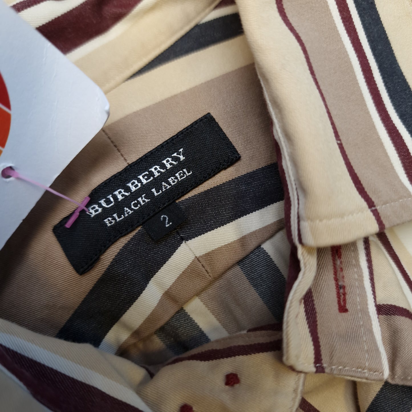 Vintage Burberry striped shirt - XS