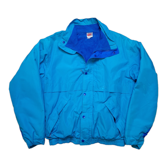 Vintage 80s Nike fleece lined jacket - medium