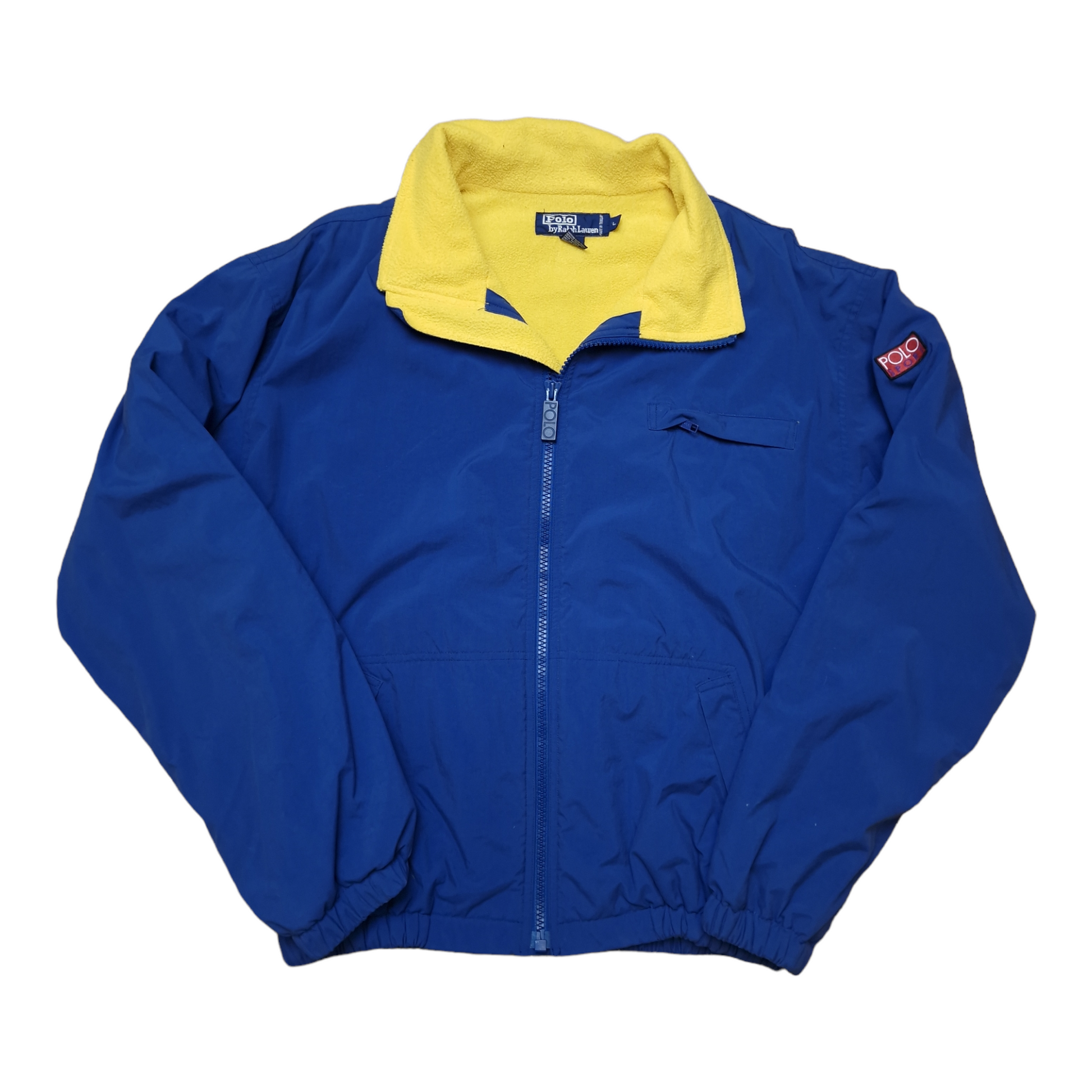 Rare 90s Ralph Lauren Polo Sport fleece lined jacket - large