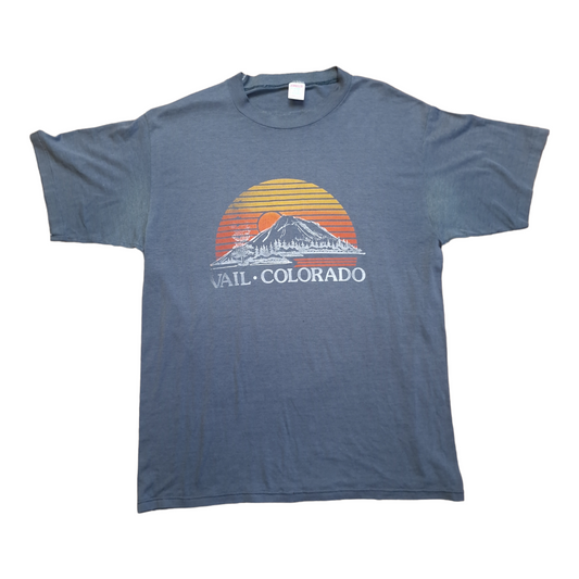 Vintage single stitch colorado t-shirt - medium